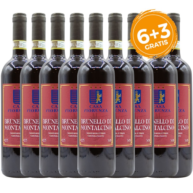 Brunello di Montalcino DOCG - Casa Fiorenza [6+3 Gratis]