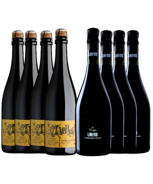 Lambrusco Mix Scuro e Rosso - Lini 910 [8 bot.]