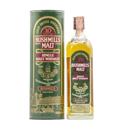 Whiskey Bushmills 10 Year Old Single Malt 1980s - Bushmills [Astuccio Originale]