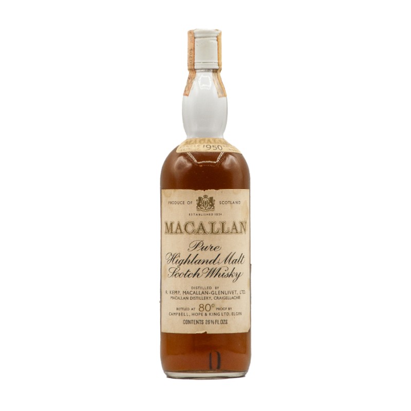 Whisky Macallan 1950 / Campbell, Hope and King 80 Proof​ - Macallan