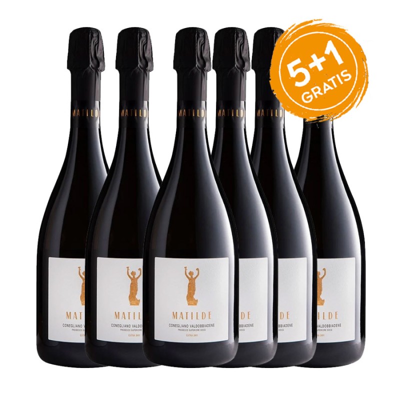 Prosecco Valdobbiadene Conegliano Superiore DOCG BIO Extra Dry - Matilde [5+1 Gratis]