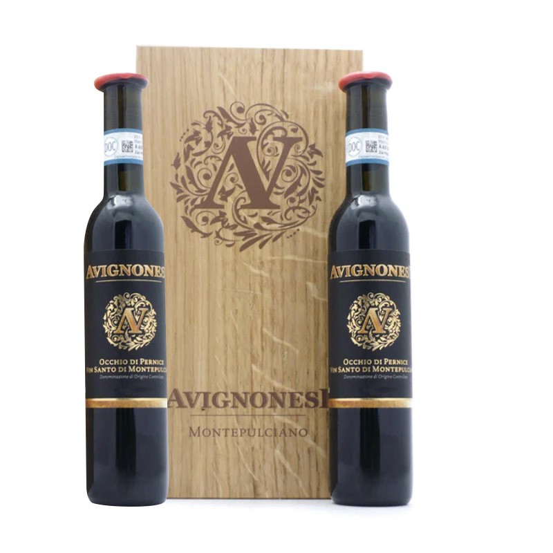 Occhio di Pernice Vin Santo di Montepulciano DOC 2001 - Avignonesi [2 x 10 cl in Cassetta di Legno]