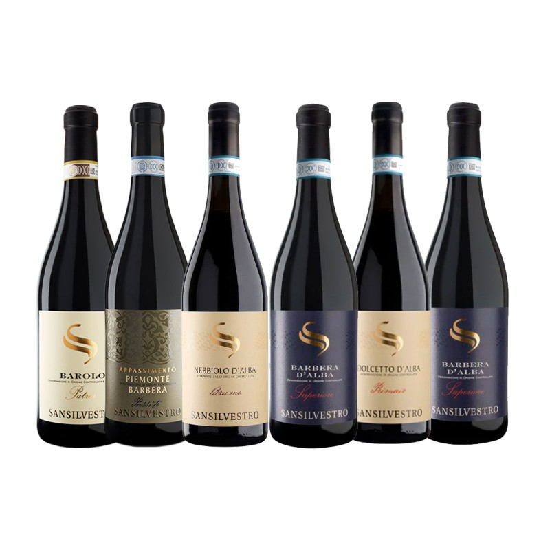 Piemonte Mix - Sansilvestro [5 + 1 Barbera Appassimento Gratis]