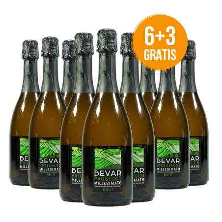 Prosecco DOC Brut Millesimato - Bevar [6+3 Gratis]