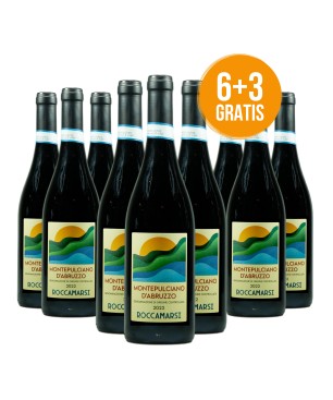 Montepulciano d'Abruzzo DOC - Roccamarsi [6+3 Gratis]