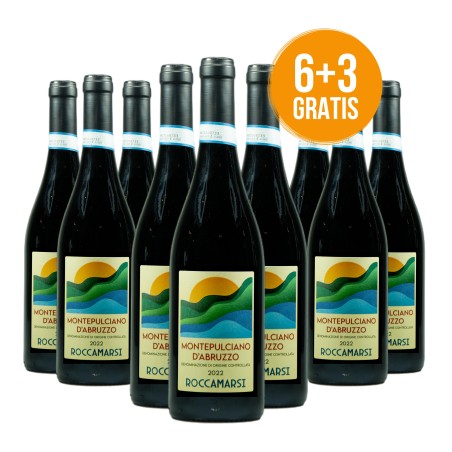 Montepulciano d'Abruzzo DOC - Roccamarsi [6+3 Gratis]