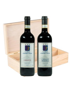 Casa Fiorenza Duo Chianti Riserva e Chianti [2x bot. Cassetta di Legno]