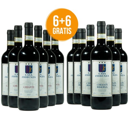 Chianti Riserva DOCG - Casa Fiorenza [6 bot. + 6 Omaggio]