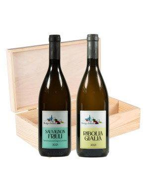 Ribolla Gialla e Sauvignon - Borgo Tulias [2 bot in Cassetta di Legno]