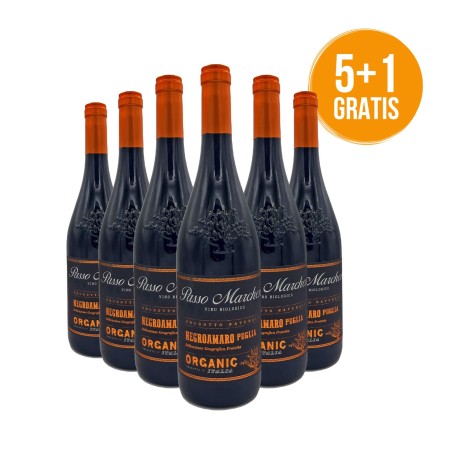 Negroamaro BIO Organic Salento IGP Passo Marchese 2023 - Paolo Leo [5+1 Gratis]