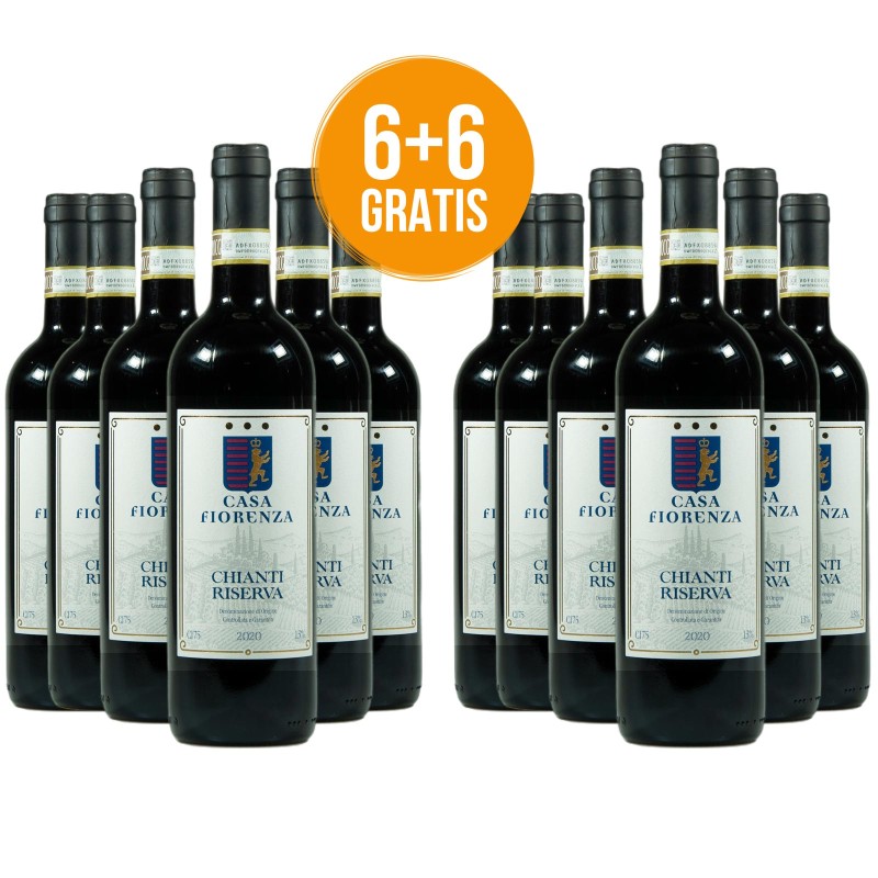 Chianti Riserva DOCG - Casa Fiorenza [6 bot. + 6 Omaggio]