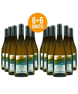 Pecorino Terre di Chieti IGT 2022 - Roccamarsi [6+6 Gratis]