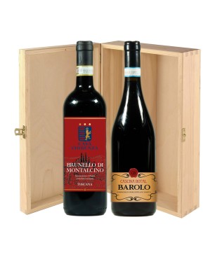 Barolo e Brunello – Cascina Botal e Casa Fiorenza [2 x bott. in Cassetta di legno]