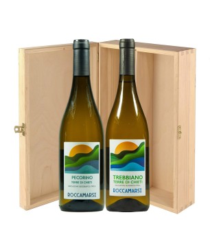 Trebbiano e Pecorino - Roccamarsi [2 bott. in Cassetta di Legno]