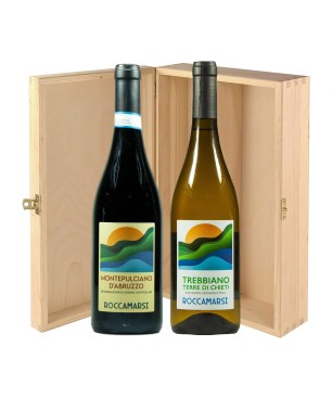 Trebbiano e Montepulciano - Roccamarsi [2 bott. in Cassetta di Legno]