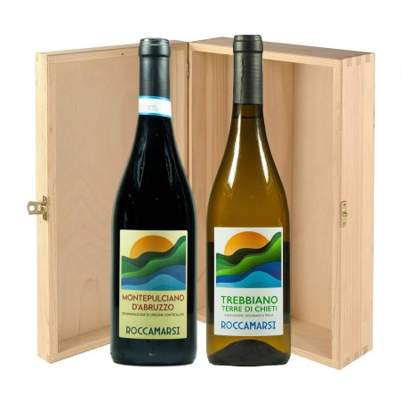 Trebbiano e Montepulciano - Roccamarsi [2 bott. in Cassetta di Legno]