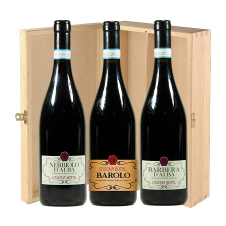 Nebbiolo, Barolo e Barbera – Cascina Botal [3 x bott. in Cassetta di legno]