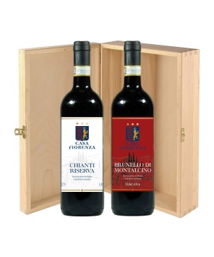 Chianti Riserva e Brunello - Casa Fiorenza [2x bott. in Cassetta di Legno]