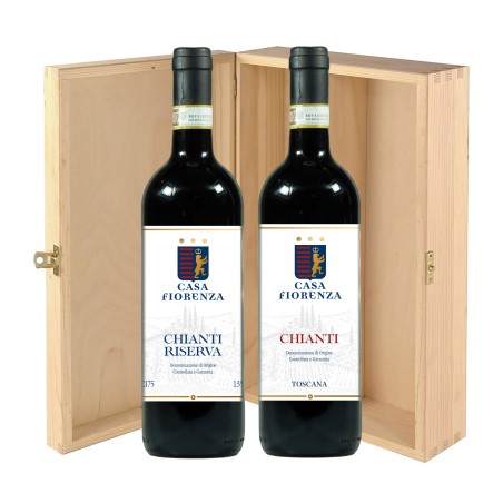 Casa Fiorenza Duo Chianti Riserva e Chianti [2x bott. in Cassetta di Legno]