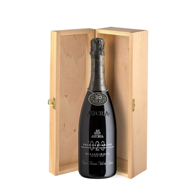 Prosecco Valdobbiadene Superiore DOCG Extra Dry Millesimato - Astoria [Cassetta di Legno]