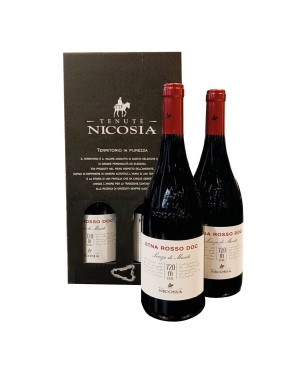 Etna Rosso DOC Lenza di Munti 2020 - Nicosia [ 2 bt, Confezione regalo]