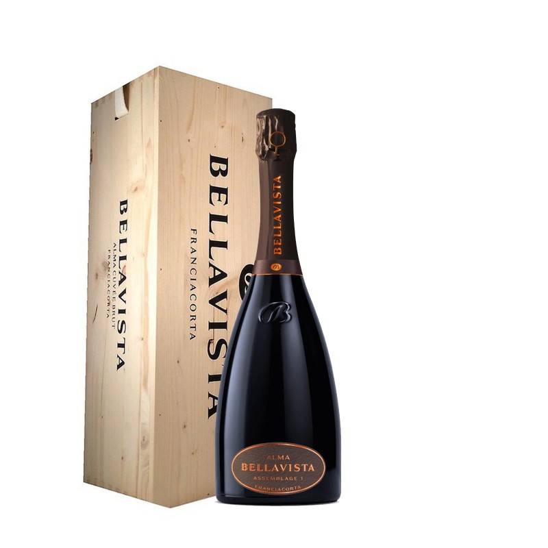 Franciacorta DOCG Alma Assemblage 1 Brut - Bellavista [Jeroboam, 3 Lt in Cassetta di Legno]