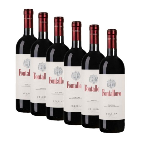 Fontalloro Sangiovese Toscana IGT 2019 - Felsina [Original Wooden Box, 6 bottles]