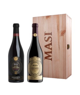 Box Degustazione Amarone della Valpolicella Classico DOCG Costasera 2020 + Riserva 2019 -  Masi [Cassetta in legno 2 bt]