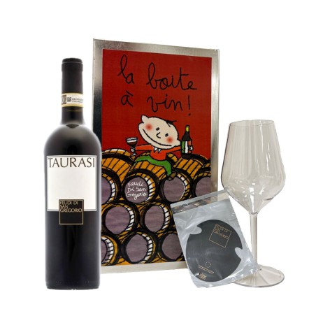 Taurasi DOCG 2020 - Feudi di San Gregorio [Astuccio in alluminio con bicchiere e salvagoccia]