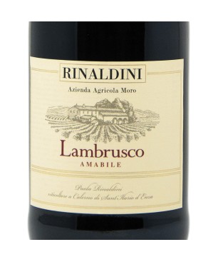 Lambrusco Rosso Amabile Emilia IGT - Rinaldini