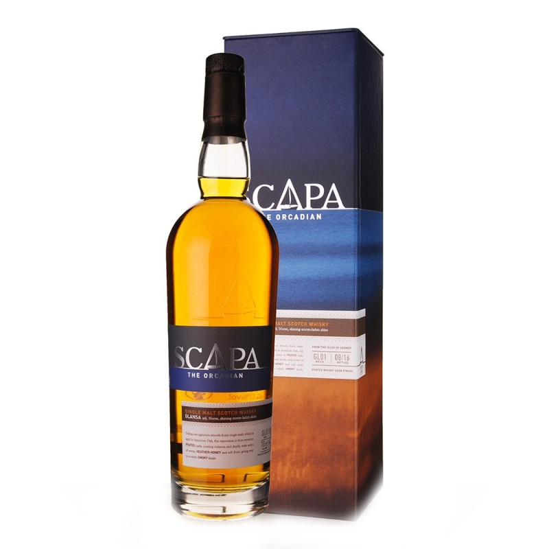 Whisky Scapa Glansa Single Malt Scotch - Scapa [0.70 Lt, Astucciato]