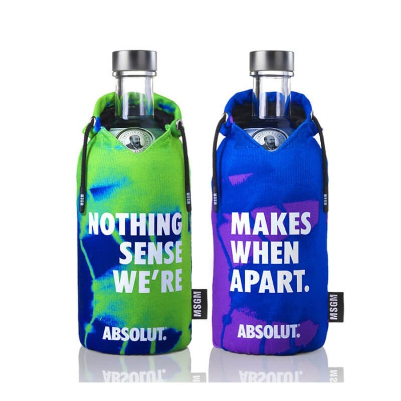 Vodka Absolut Better Together Limited Edition MSGM [0.70 lt, 2 bottiglie]