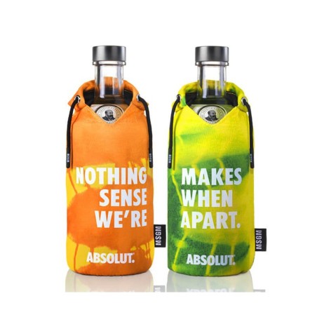 Vodka Absolut Better Together Limited Edition MSGM [0.70 lt, 2 bottiglie]