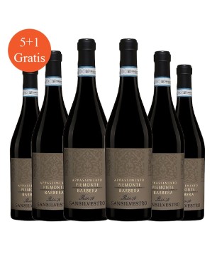 Barbera Appassimento Piemonte DOC - Sansilvestro [5+1 gratis]