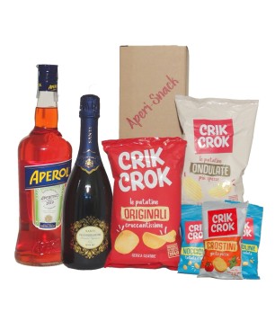 Aperitivo Box [Prosecco + Aperol + Snack Crik-Crok]