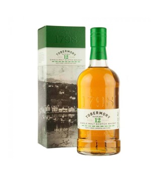 Whisky Tobermory 12 years old Isle of Mull Single Malt Scotch [0.70 Lt, Astucciato]