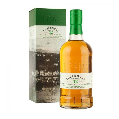 Whisky Tobermory 12 years old Isle of Mull Single Malt Scotch [0.70 Lt, Astucciato]