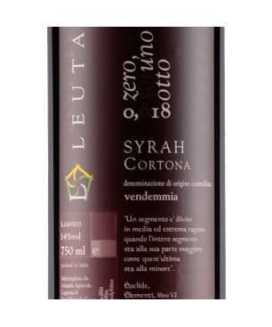 Syrah Cortona DOC 0,618 2016 - Leuta