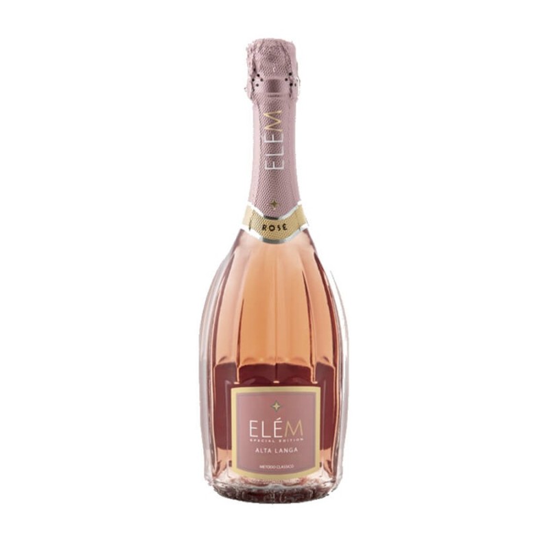 Spumante Rosé Alta Langa DOCG Metodo Classico Pas Dosé Millesimato 2016 - Elèm